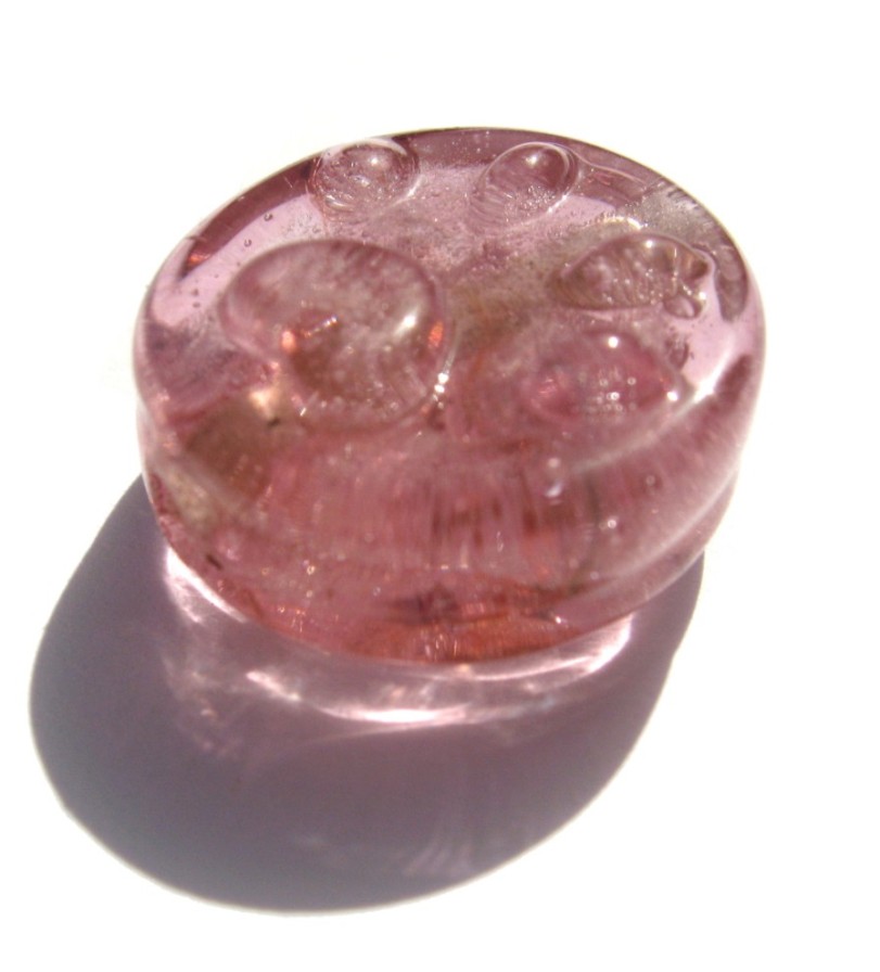 Losse kralen pootje roze